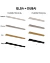 ELSA * BASE REGLETA 3L - CROMO